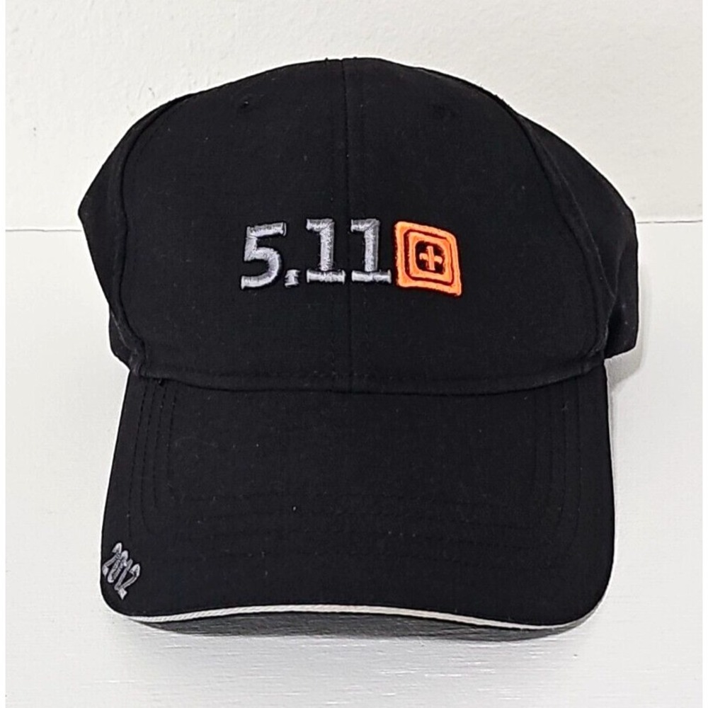 5.11 Tactical Adjustable Hat Black Embroidered Cap 2012 5.11